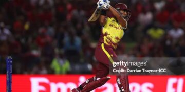 WI vs AFG: Nicholas Pooran stars with an explosive 98!