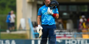 Liam Livingstone scores his maiden ODI ton