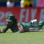 Jaker Ali in the third Bangladesh vs West Indies T20